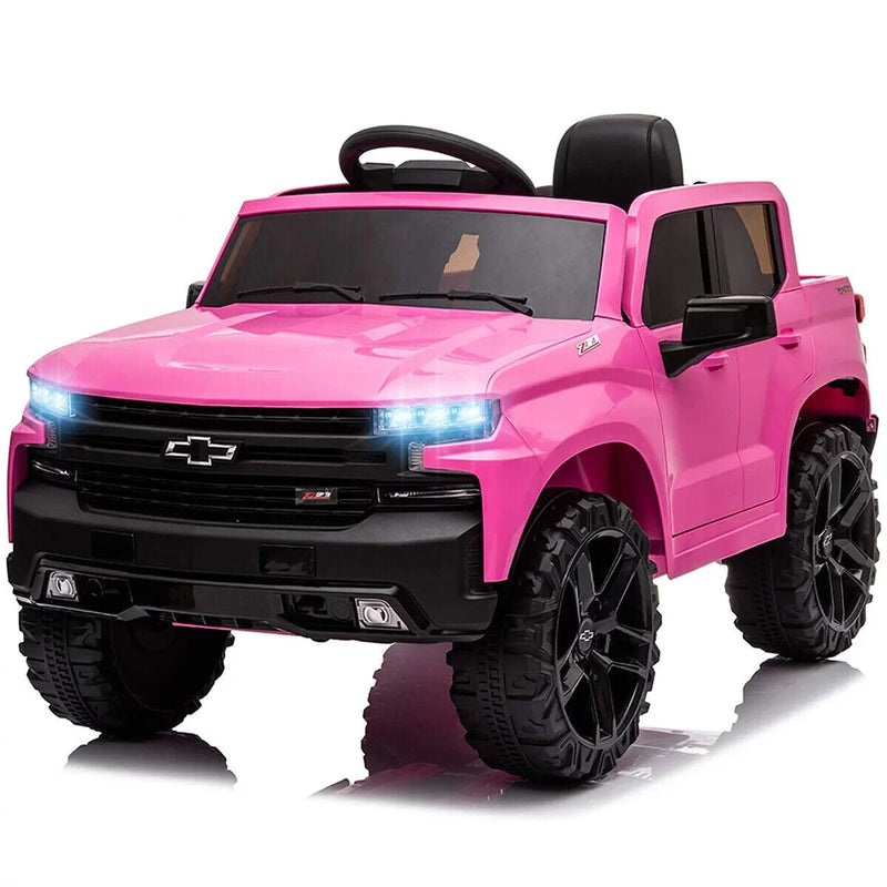 Rev Up the Fun with the Funtok Chevrolet Silverado 12V Electric Ride-On Car for Kids