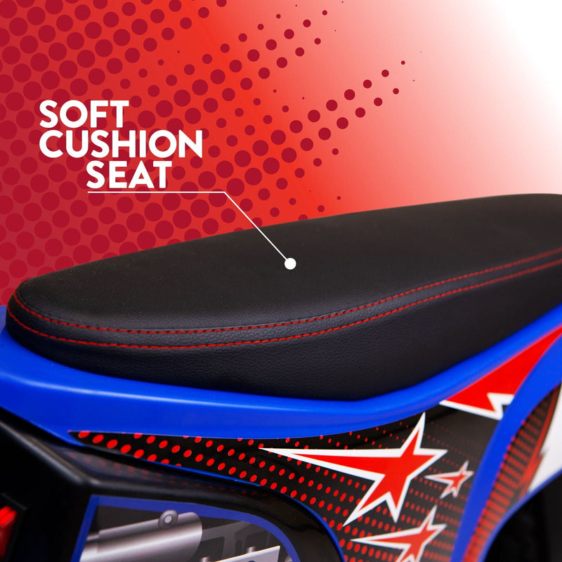 Rev Up the Fun with the M8TRIX Blue 24V Electric Dirt Bike for Kids and Teens