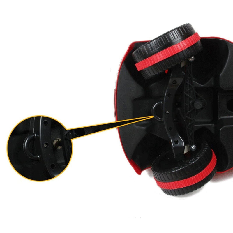 Rev Up the Fun with the Red Gliding Scooter Toy Car - Featuring Sound & Light Effects!