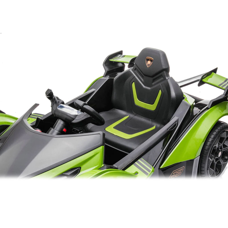 Rev Up Your Child's Playtime with the Lamborghini Gran Turismo V12 Vision Battery-Powered Ride-On Toy (Open Box)