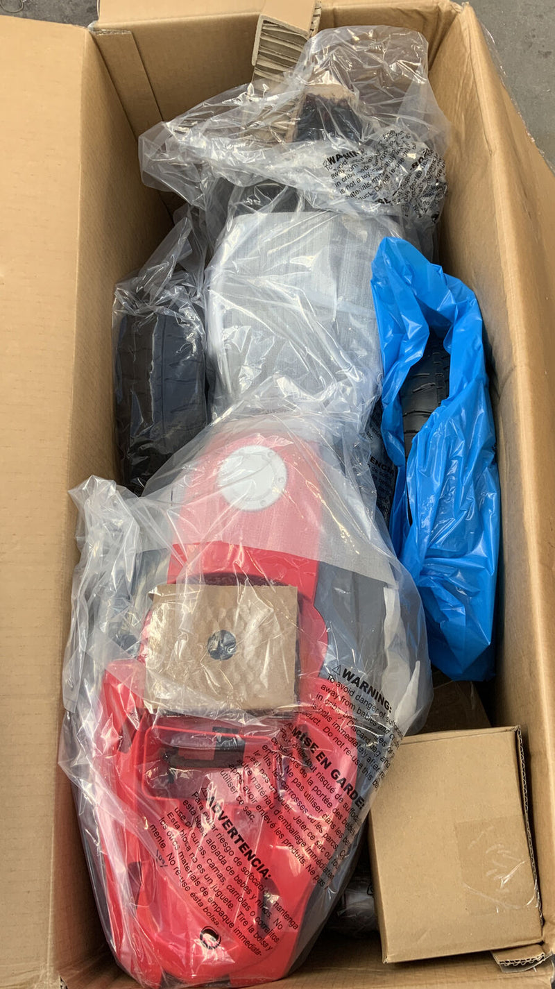 Rev Up Your Child's Playtime with the Rollplay 6V BMW Motorcycle R 1200 GS in Red and Gray - Distressed Box Included!