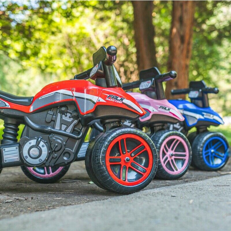 Rev Up Your Ride with FALK Rider Racing Pink Wide Wheels - Now Available for Ages 2 and Up!