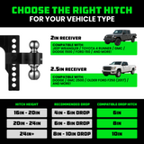 Adjustable Drop Hitch (2.5" Receivers)