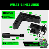 Adjustable Drop Hitch (2.5" Receivers)