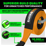 4" x 30' Ultimate Recovery Tow Strap
