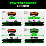 4" x 30' Ultimate Recovery Tow Strap