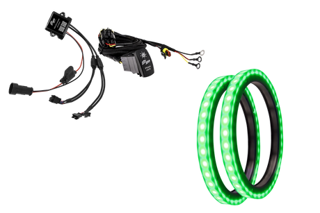8" RGB LED Speaker Rings (Pair) | UTVS-8LSR UTV Stereo