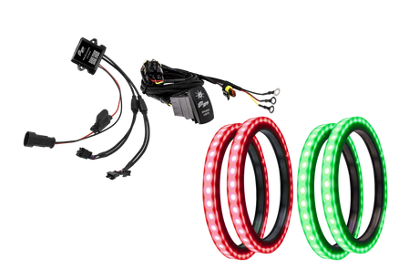 6.5" RGB LED Speaker Rings (Pair) | UTVS-65LSR UTV Stereo