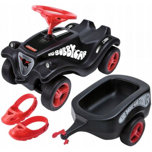 Ride in Style with the FULDA CLASSIC BIG Rider BOBBY CAR and Trailer Set, Complete with Shoe Covers