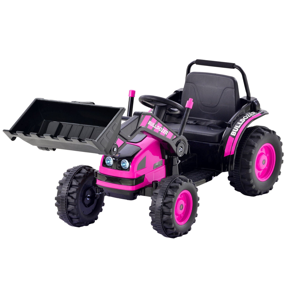 Ride-On Bulldozer Toy with Digger Scoop for Toddlers - Perfect for Construction Playtime!