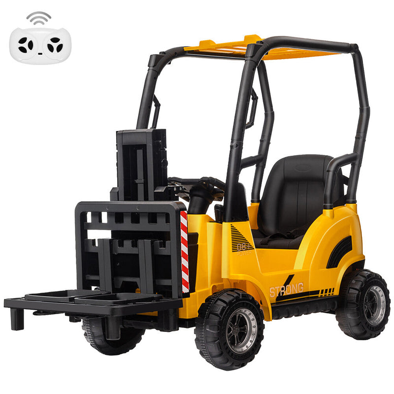 12V Ride-On Forklift Car with Liftable Fork and Pallet Tent