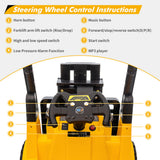 12V Ride-On Forklift Car with Liftable Fork and Pallet Tent