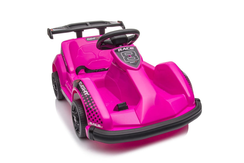 Kids 6V Battery-Powered Four-Wheel Ride-On Go-Kart Toy