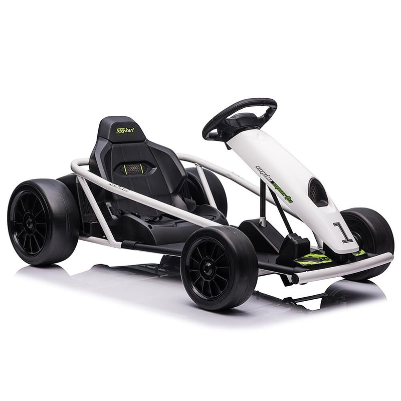 24V Electric Ride-On Go-Kart for Kids High-Speed Drifting Car Toy