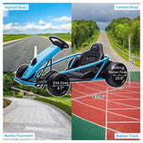 24V Electric Ride-On Go-Kart for Kids High-Speed Drifting Car Toy