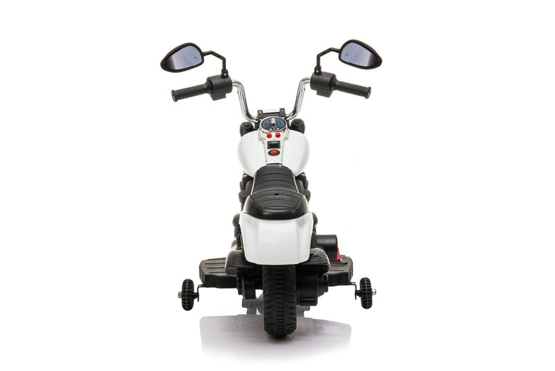 Kids Ride-On Harley Chopper Style Bike with Safety Training Wheels and 6V Battery