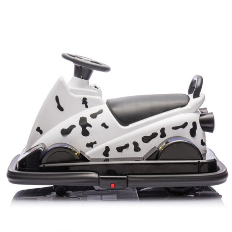 Ride-On Motorized Bumper Car with Integrated System and Cute Design for Ages 3-5