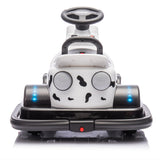 Ride-On Motorized Bumper Car with Integrated System and Cute Design for Ages 3-5