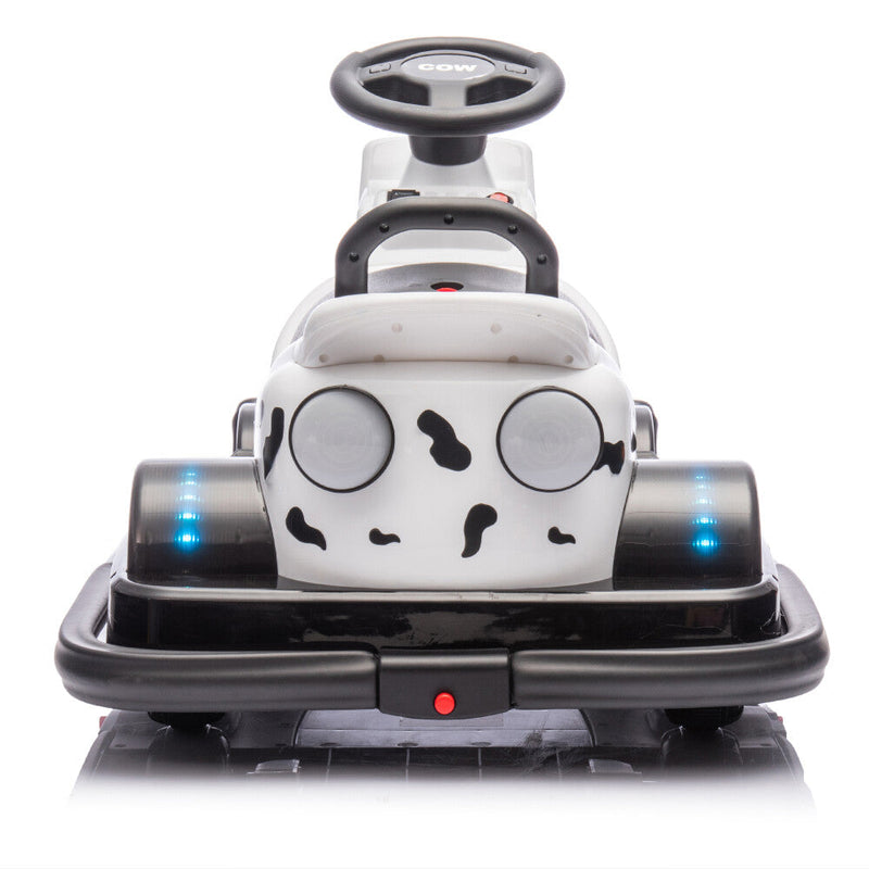 Ride-On Motorized Bumper Car with Integrated System and Cute Design for Ages 3-5