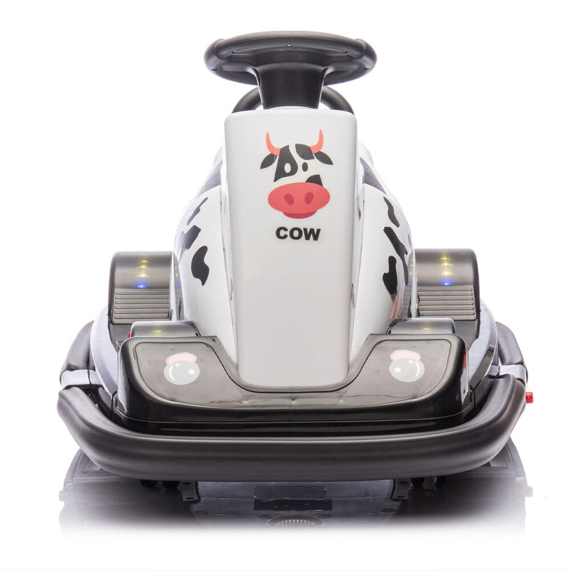 Ride-On Motorized Bumper Car with Integrated System and Cute Design for Ages 3-5
