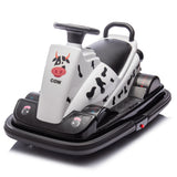 Ride-On Motorized Bumper Car with Integrated System and Cute Design for Ages 3-5