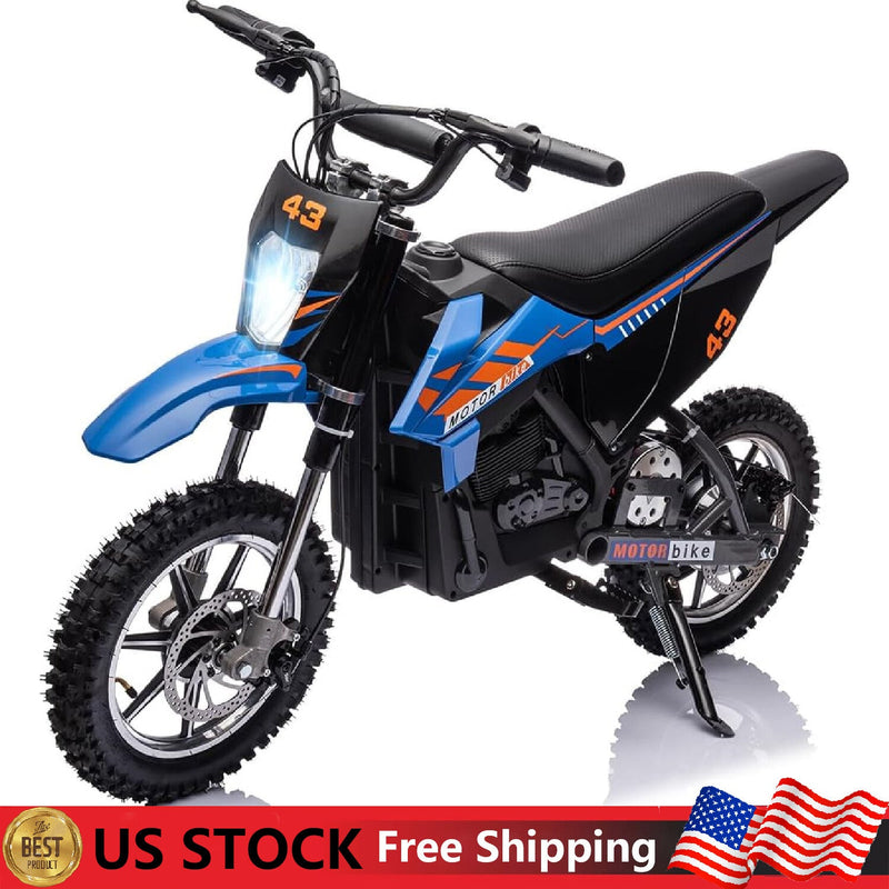 36V Battery-Powered Off-Road Electric Ride-On Motorcycle for Kids