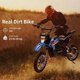 36V Battery-Powered Off-Road Electric Ride-On Motorcycle for Kids