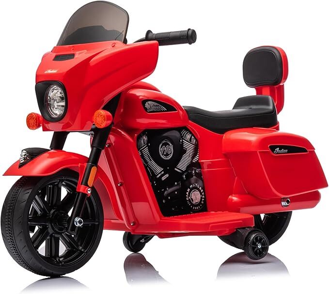 6V Electric Kids Dirt Bike with Music and Headlight Ride-On Motorcycle