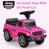 Licensed Jeep Foot-to-Floor Toddler Ride-On Push Car with Engine Sound