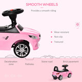 Ride-On Sliding Car with Horn, Music, Lights, and Storage – No Power Needed