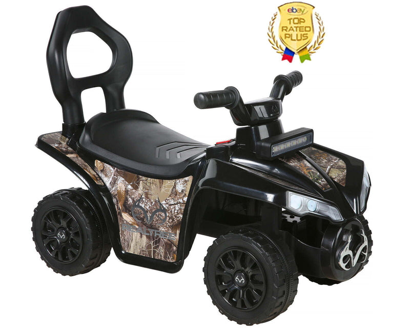 Camo Ride-On Toy Car with Seat, Storage Compartment, and 3 Animal Sounds for 18-36 Months