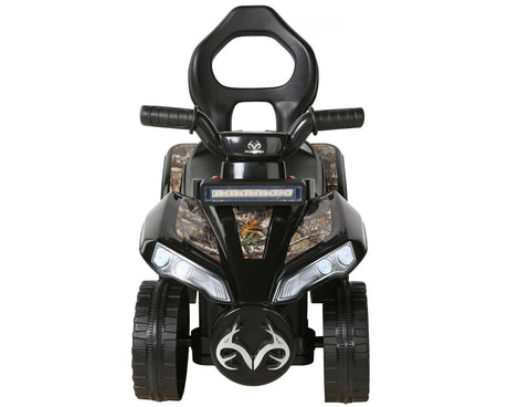Camo Ride-On Toy Car with Seat, Storage Compartment, and 3 Animal Sounds for 18-36 Months