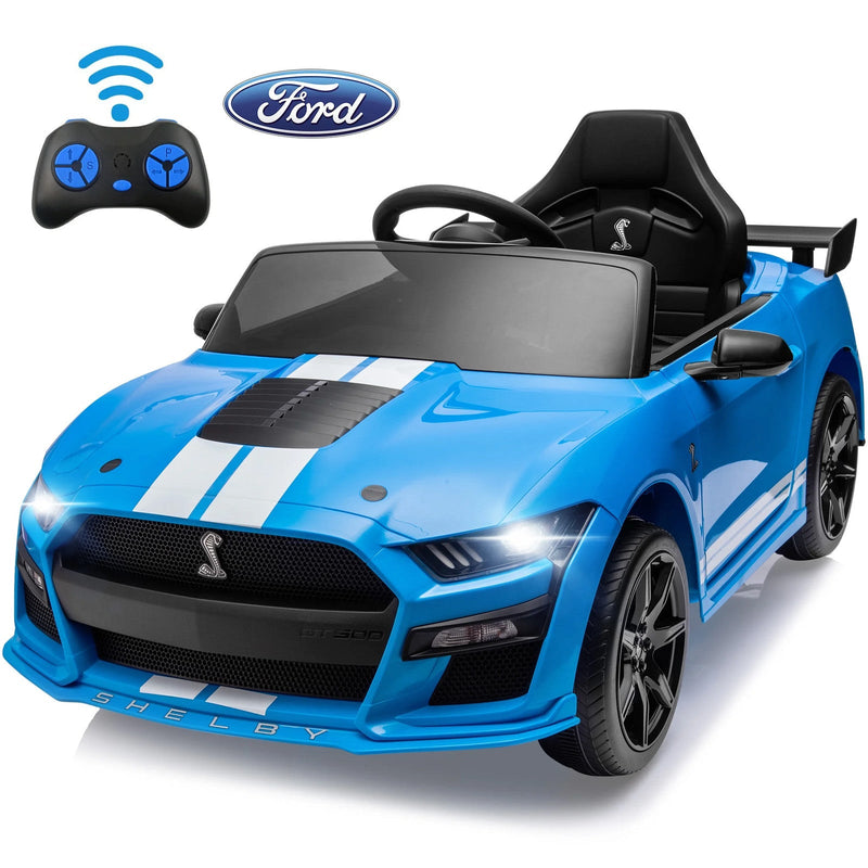 12V Powered Ride-On Ford Mustang Shelby Toy Car for Kids