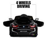 12V Licensed BMW Kids Ride-On Coupe with RC, MP3, and Single Seat in Multiple Colors