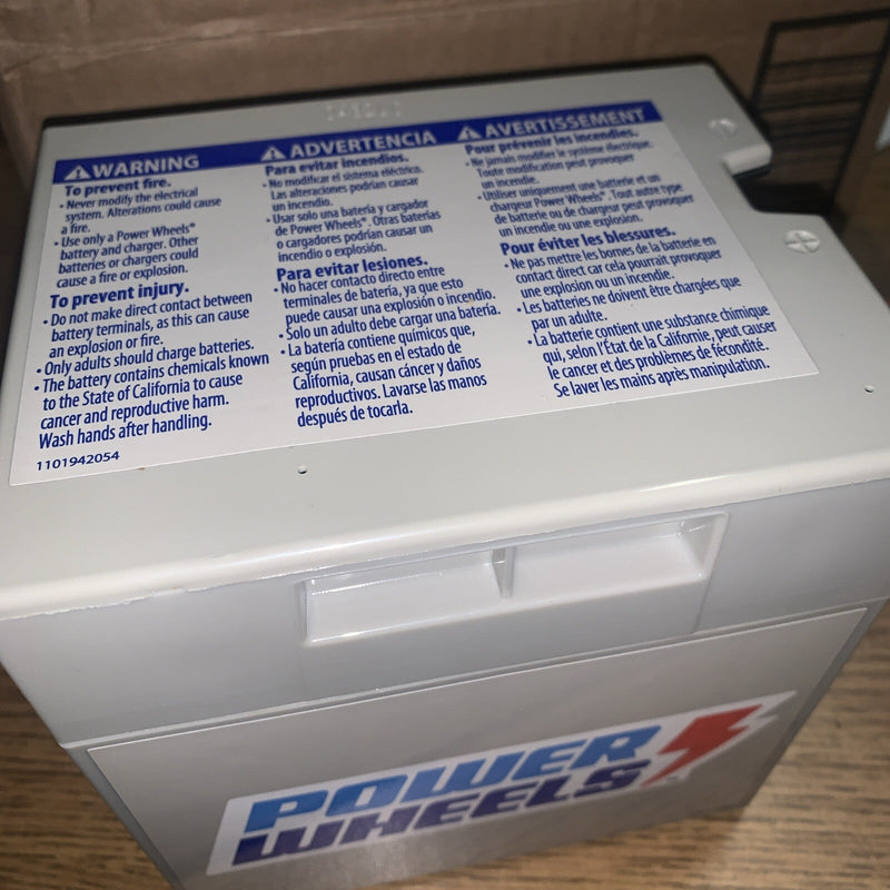 12-Volt 12Ah Rechargeable Replacement Battery for Preschool Ride-On Vehicles