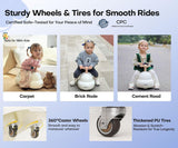 Toddler Ride-On Toy Vehicle for Boys and Girls with Easy Steering and Durable Design