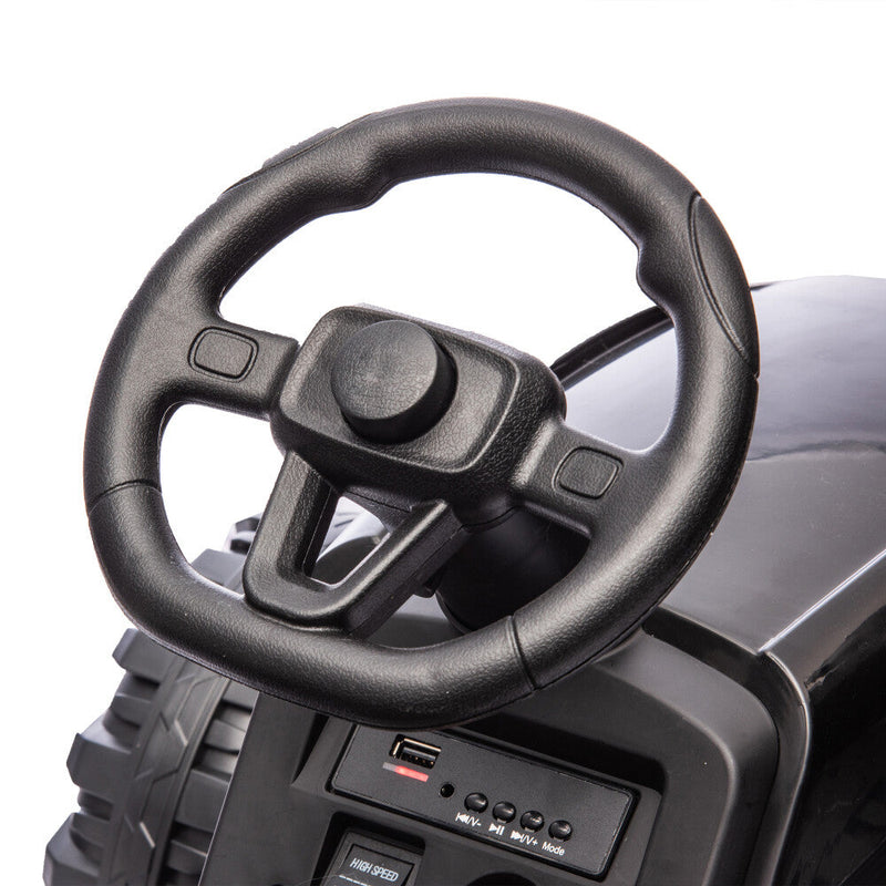 24V Battery-Powered Electric Ride-On Tractor with Trailer and Dual 200W Motors