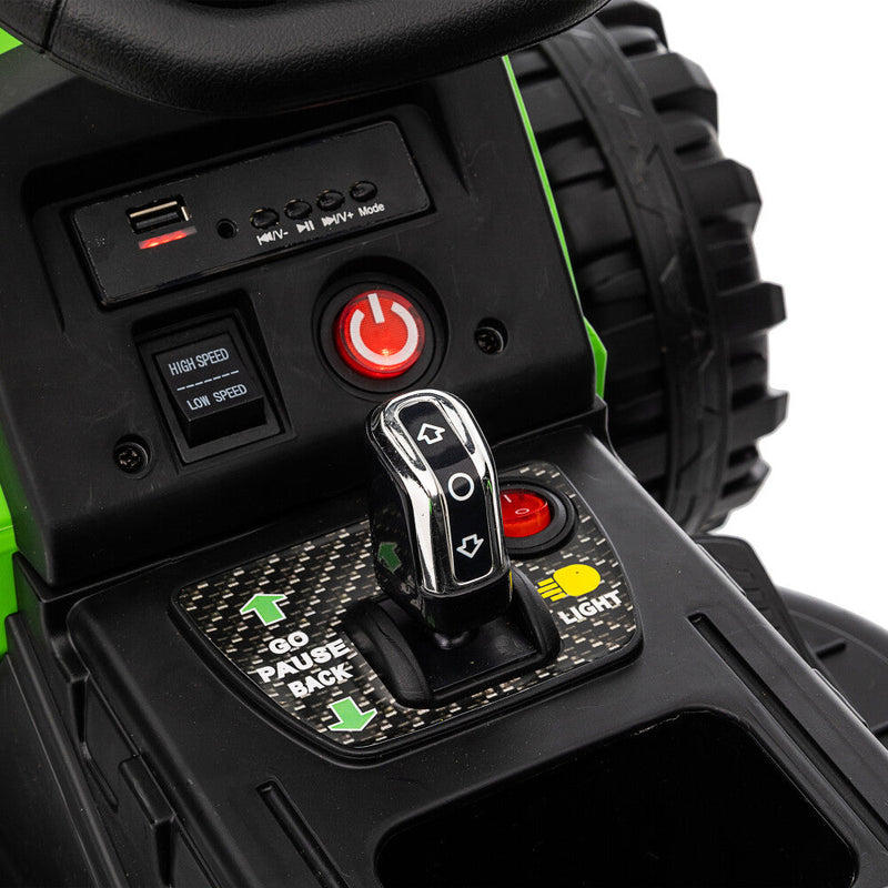 24V 400W Electric Ride-On Tractor Toy with Trailer