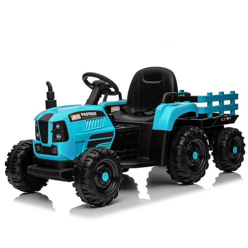 24V 400W Electric Ride-On Tractor Toy with Trailer