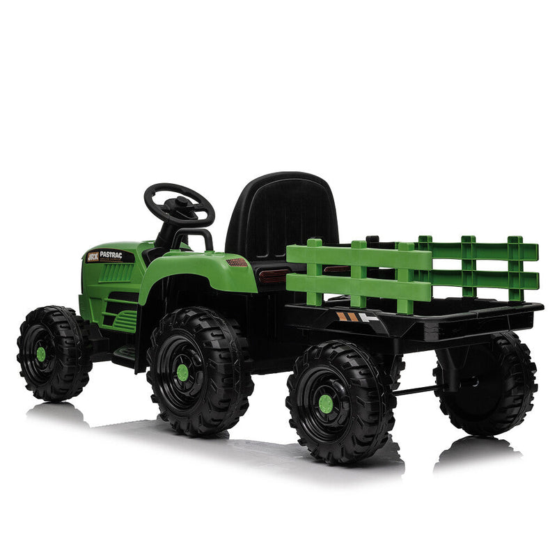 24V 400W Electric Ride-On Tractor Toy with Trailer