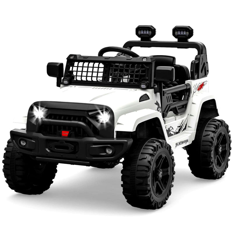 12V Kids Electric Ride-On Truck Car with Remote Control and Spring Suspension