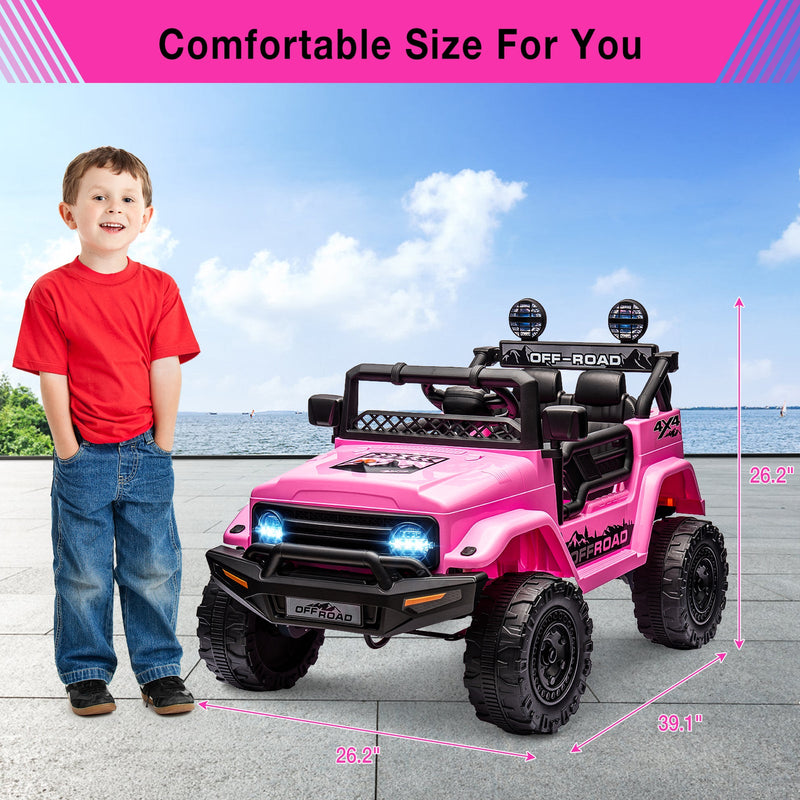 12V Electric Ride-On Truck Car with Parent Remote Control