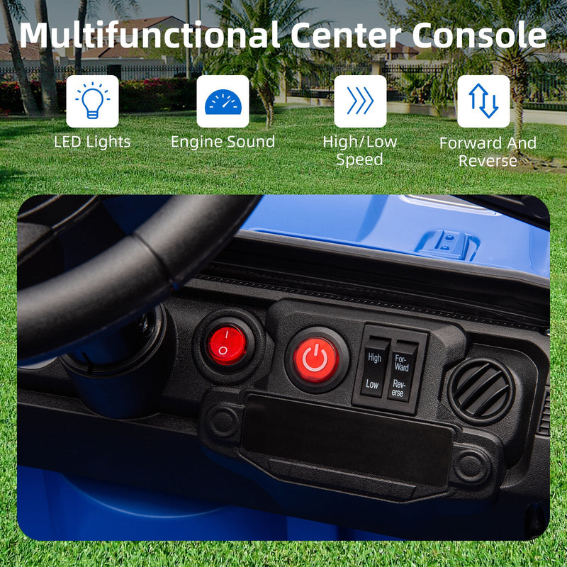 12V Ride-On Truck Car Toy with Parent Remote Control for Kids Ages 3-5