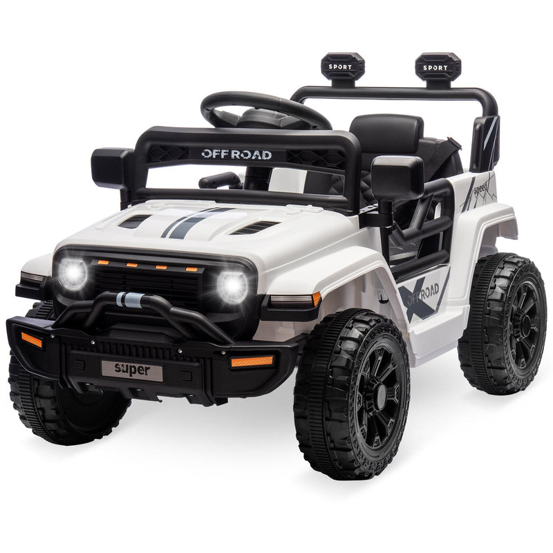 12V Ride-On Truck Car Toy with Parent Remote Control for Kids Ages 3-5