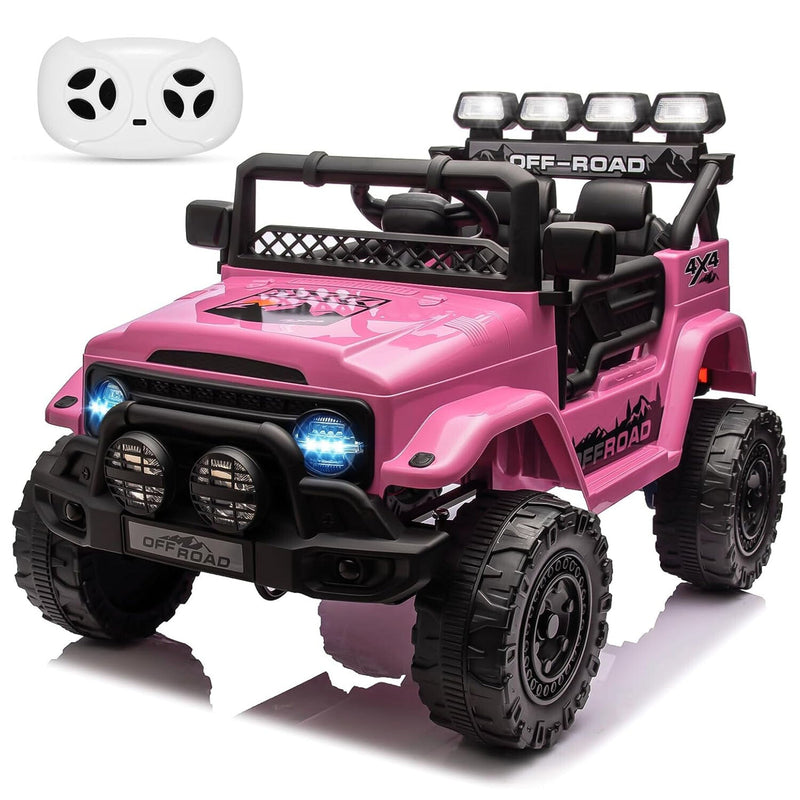 12V Electric Ride-On Truck Car for Kids with Remote Control Toy Vehicle