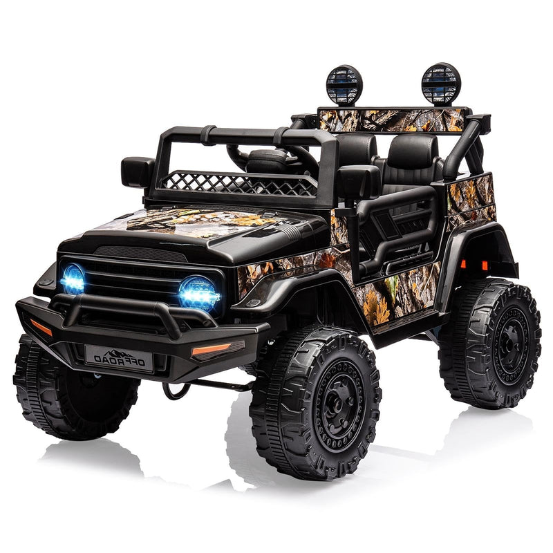 12V Battery-Powered Electric Ride-On Truck Car for Kids with Music and Remote Control
