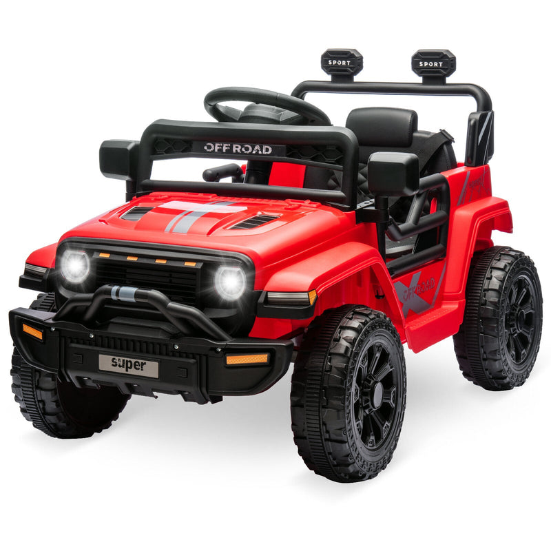 12V Battery-Powered Electric Ride-On Truck for Kids with Remote Control