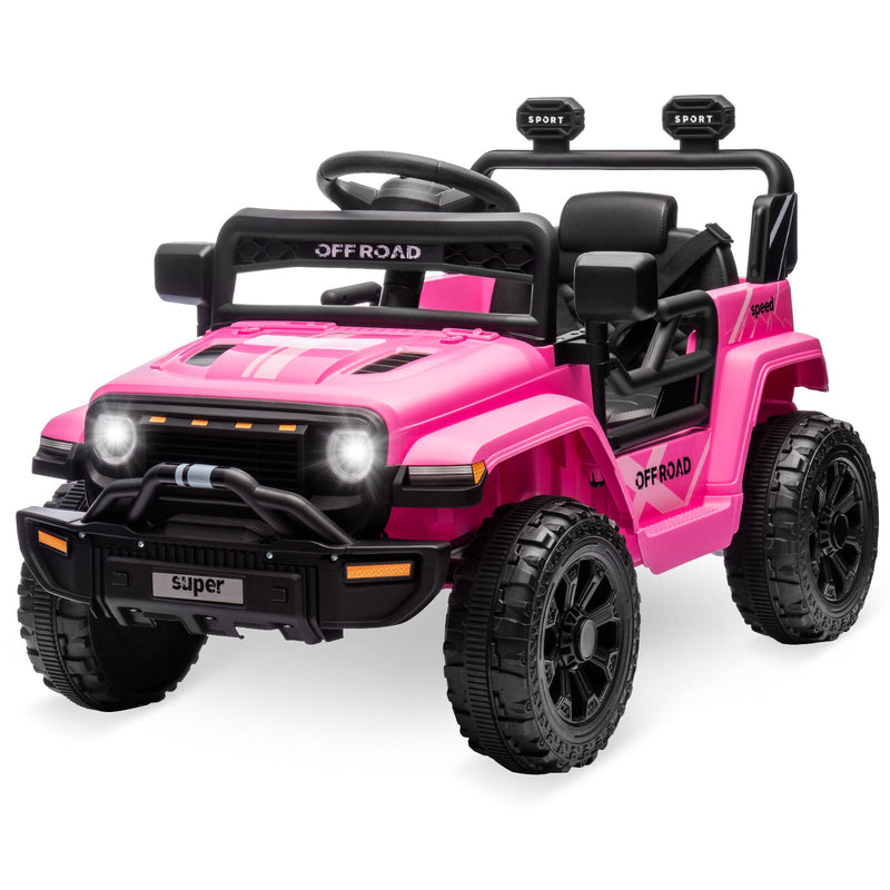 12V Battery-Powered Electric Ride-On Truck for Kids with Remote Control