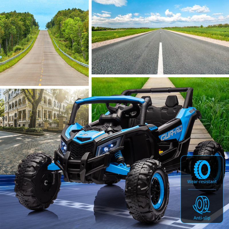 24V Battery-Powered Electric Off-Road UTV Ride-On Car with Remote Control
