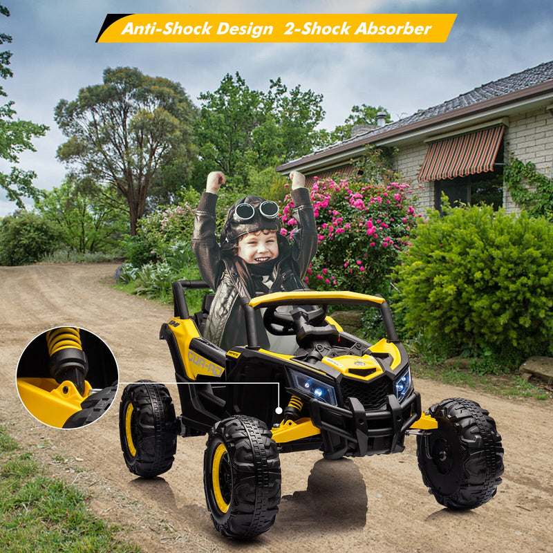 24V Battery-Powered Electric Off-Road UTV Ride-On Car with Remote Control